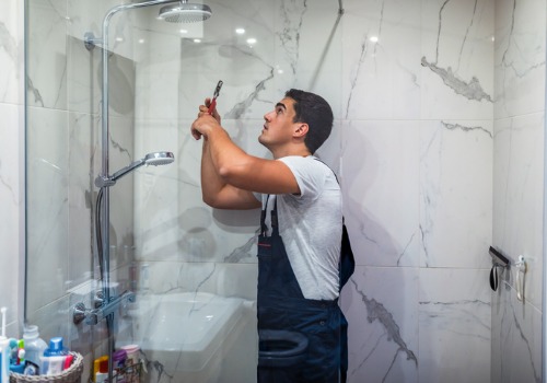 Remodeling Contractors Near You finalize the details of a bathroom remodel