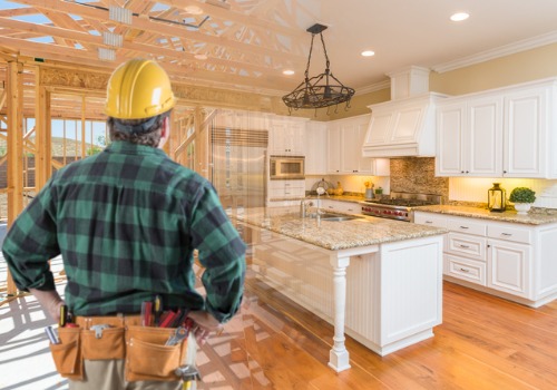 A contractor imagines a new kitchen, illustrating what his team does if you're looking for Remodeling Contractors in Washington IL